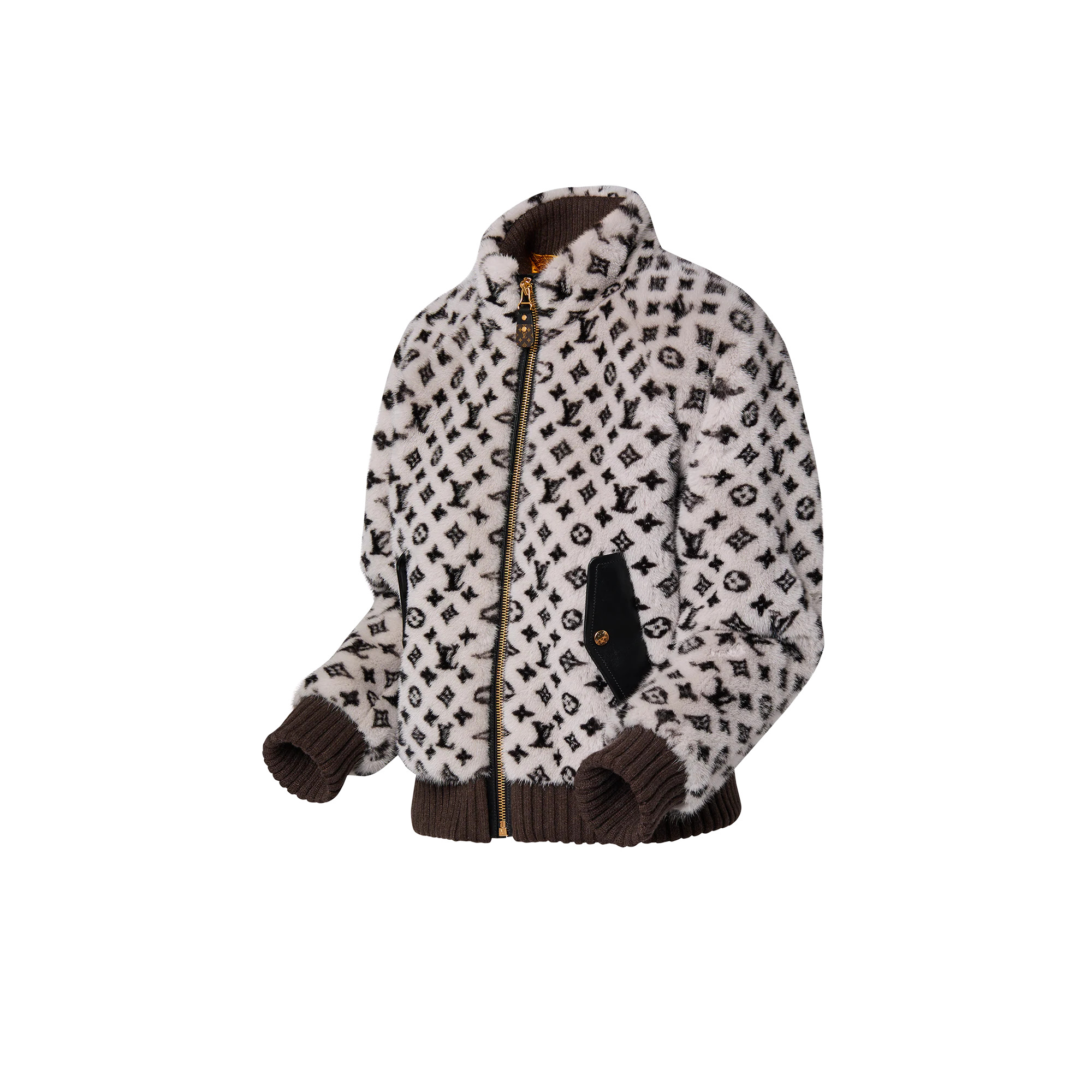 Monogram Mink Bomber Jacket - 2