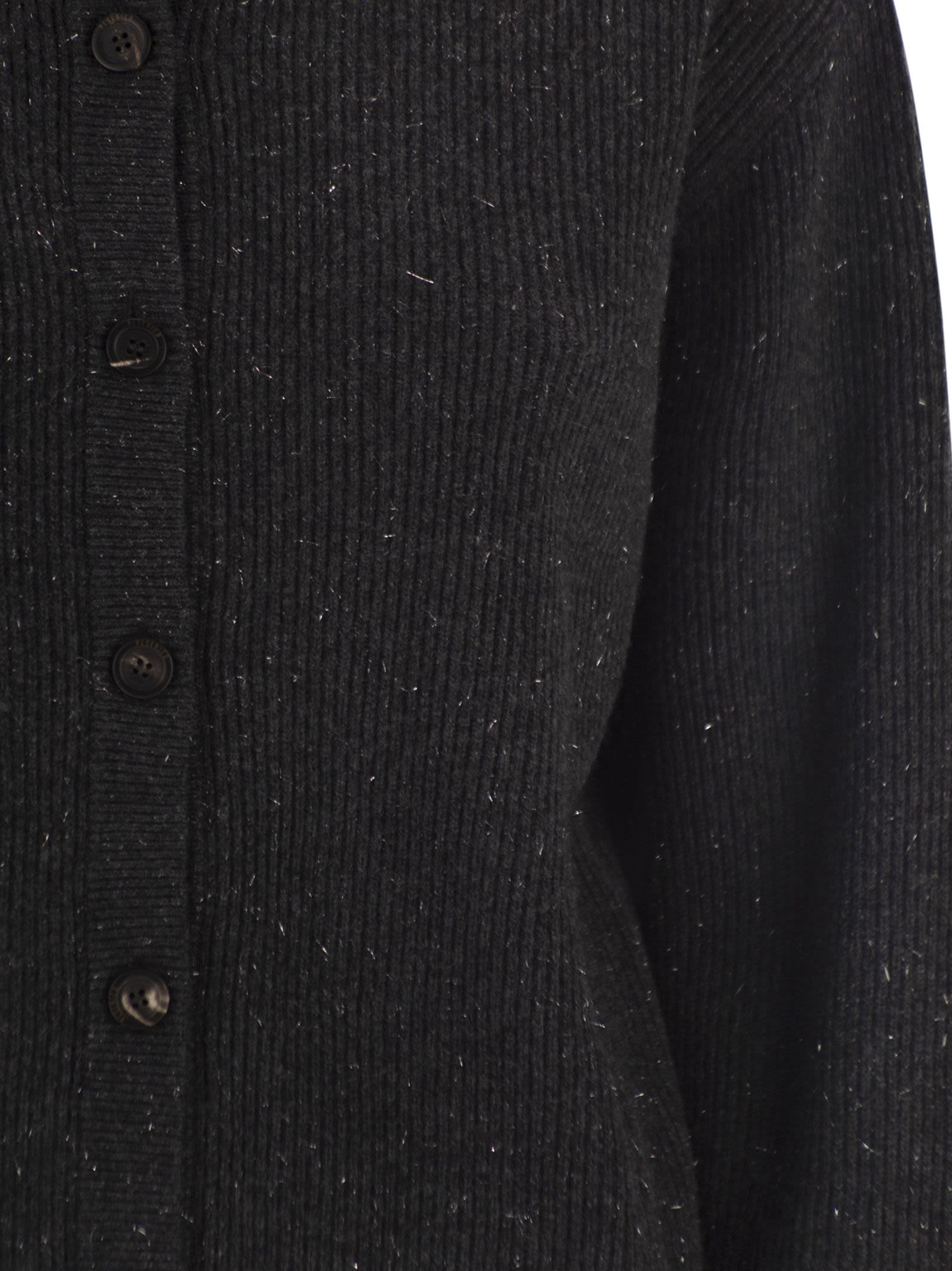 PESERICO - Peserico Women Cardigan With Buttons In Wool, Silk And Cashmere - 4