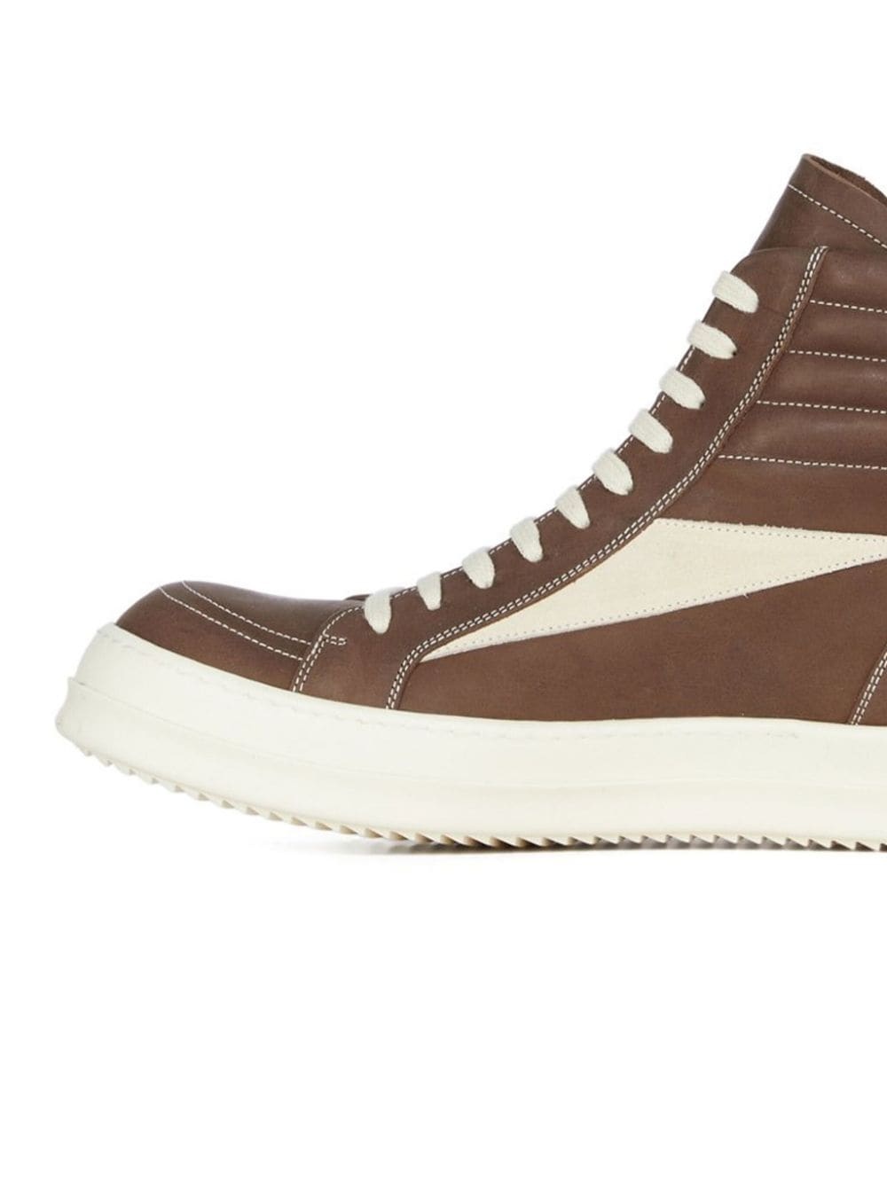 suede hi-top sneakers - 2