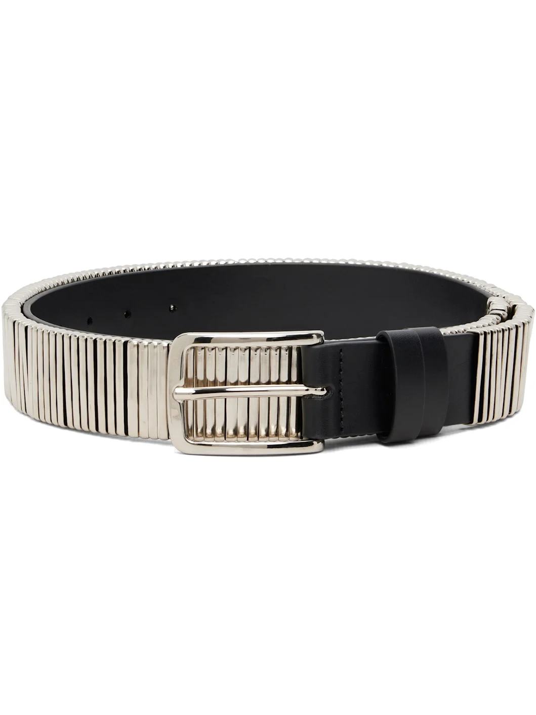 Black & Silver Node Belt - 1