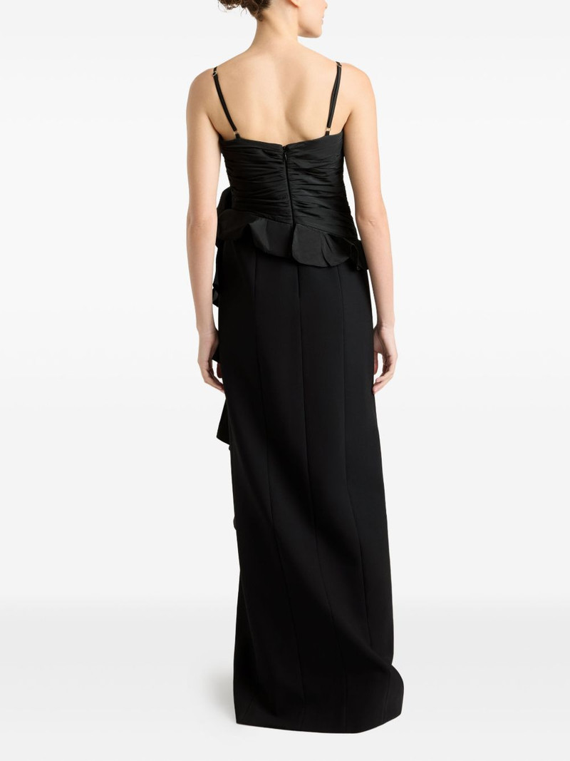Liora ruffled floral gown 4