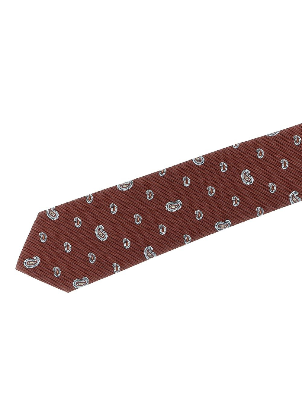 paisley jacquard tie - 3
