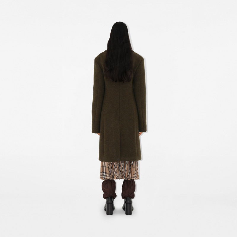 Wool Zip Tailored Coat 4