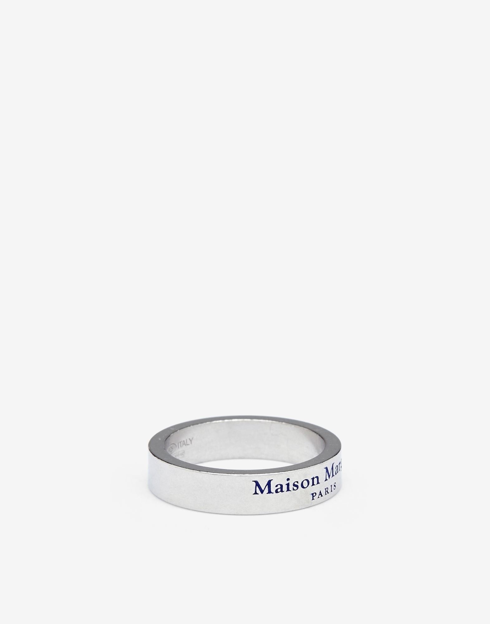 Logo engraved silver ring - 2