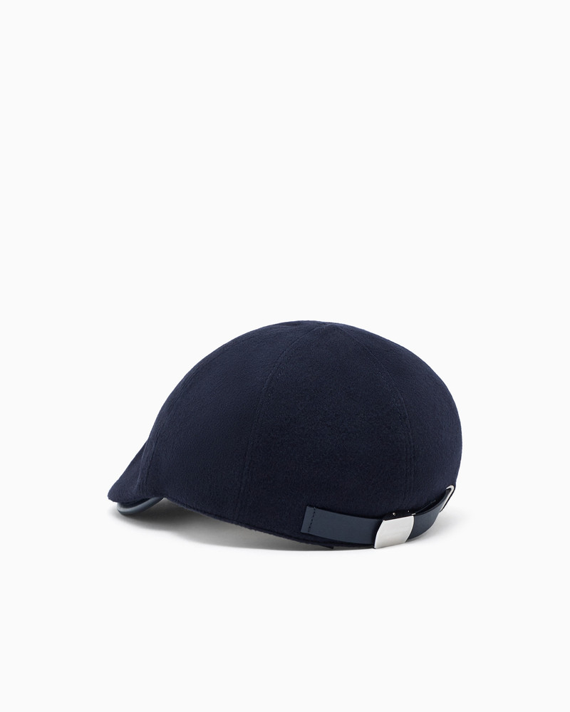 GIORGIO ARMANI WOOL-BLEND FLAT CAP outlook