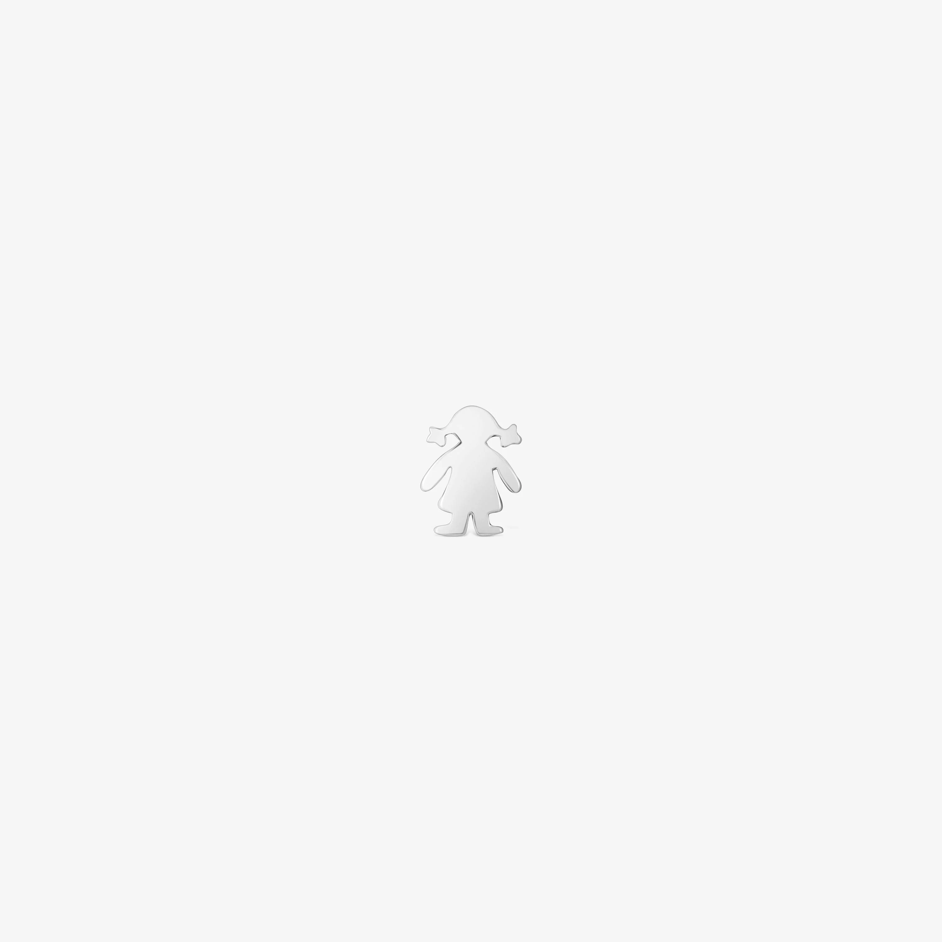 7mm silver girl motif Charm TOUS Basics - 1
