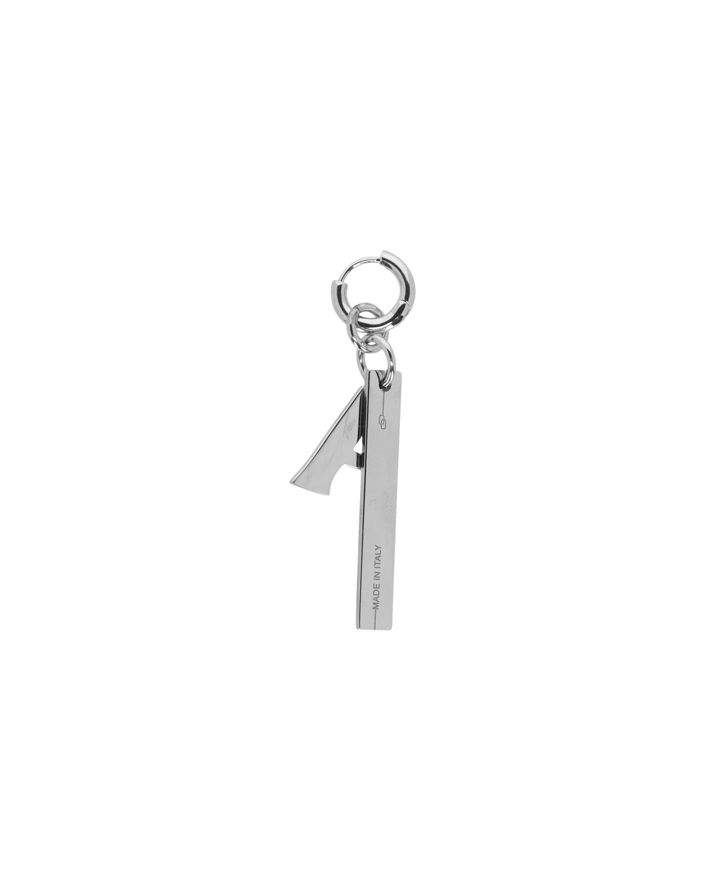 "A" CHARM PENDANT EARRINGS - 2