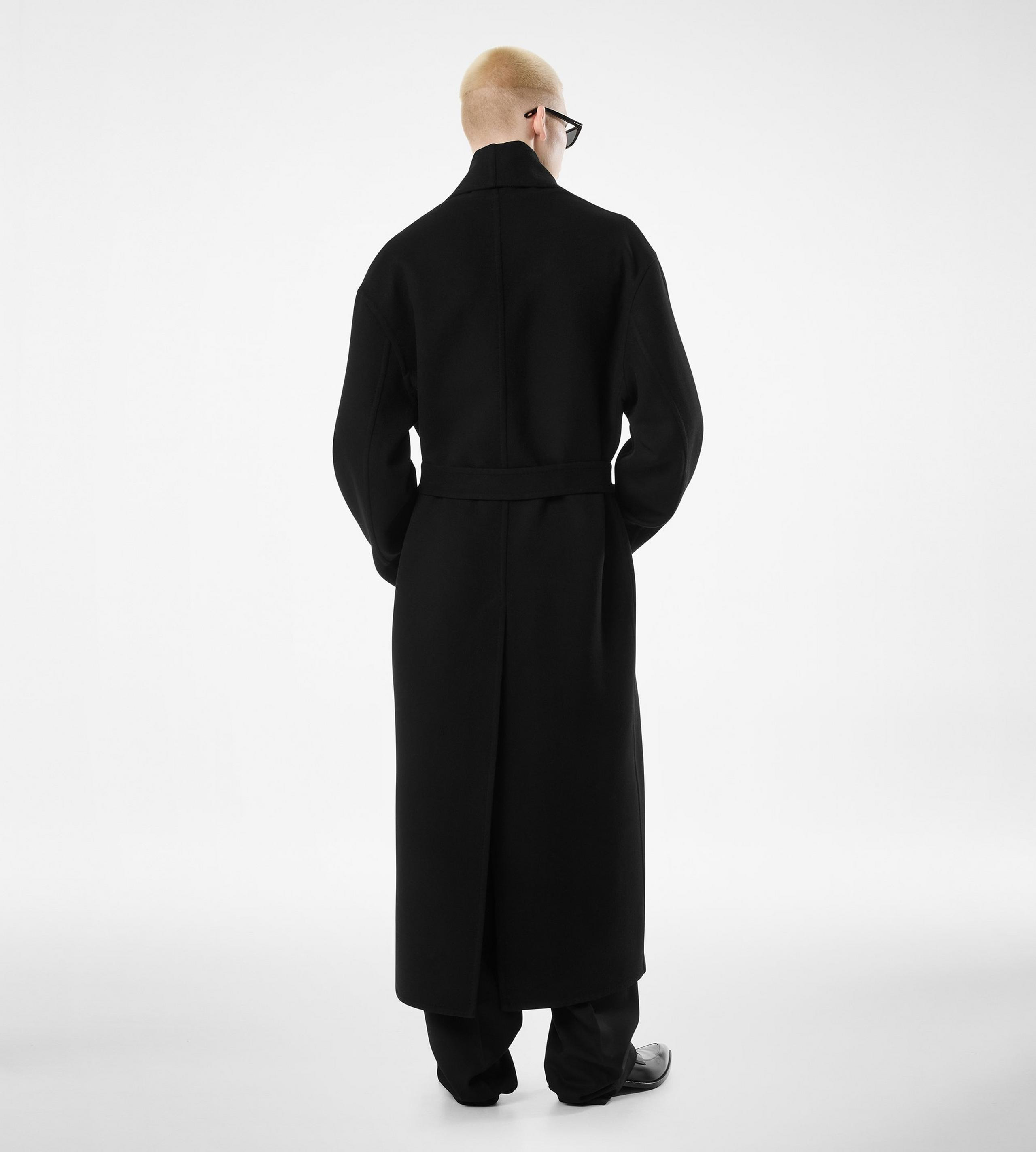 DOUBLE SPLITTABLE WOOL CASHMERE SHAWL COAT - 4