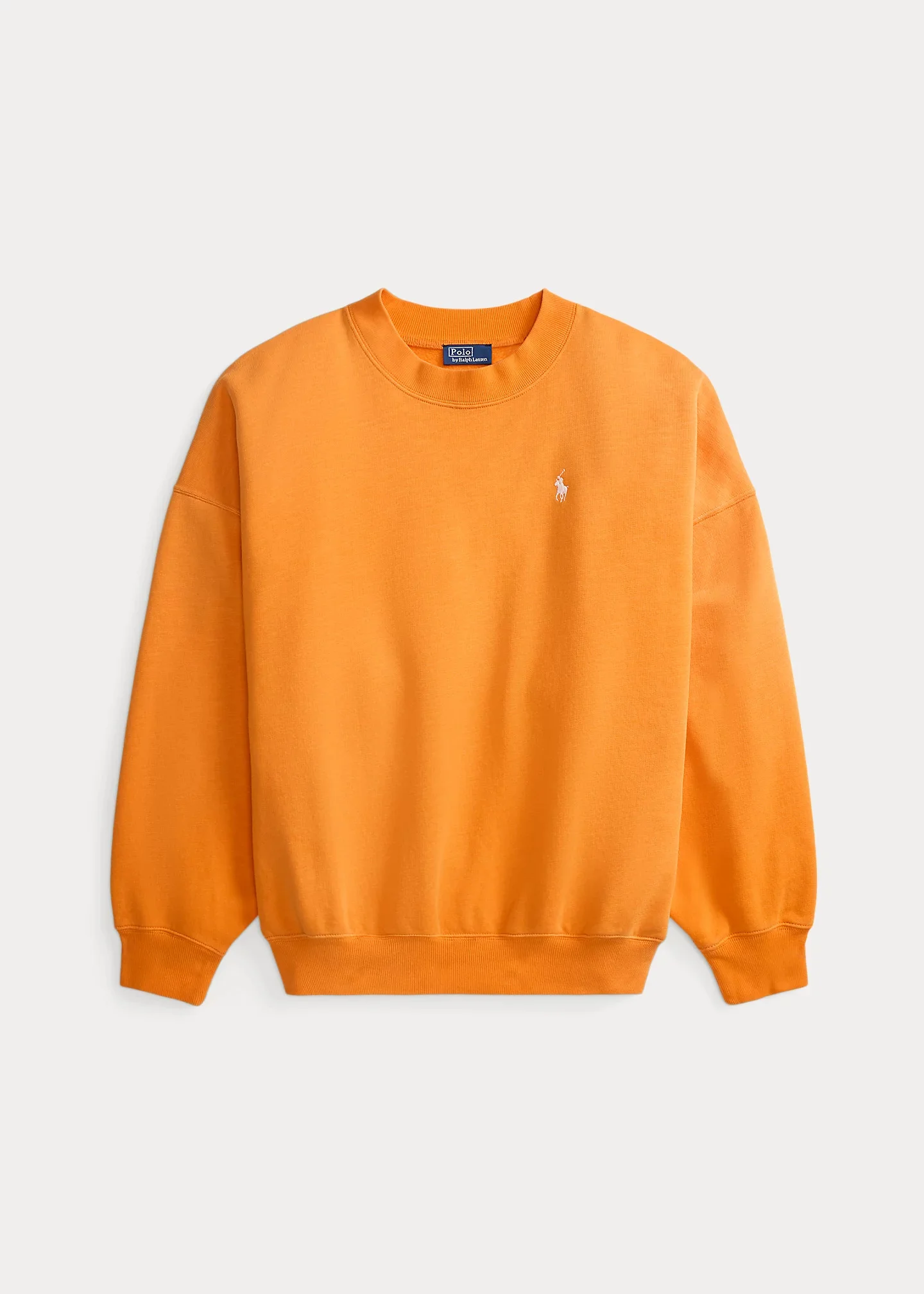 Oversize Back-Logo Fleece Crewneck - 1