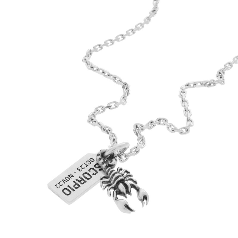 Horoscope Scorpio Necklace in Silver 3