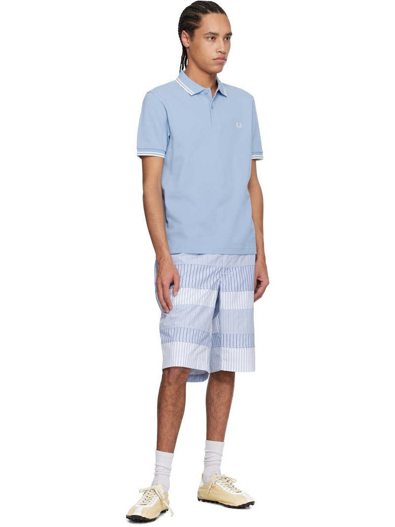 Comme des Garçons SHIRT Blue Fred Perry Edition 'Strong Will' M3600 Polo outlook