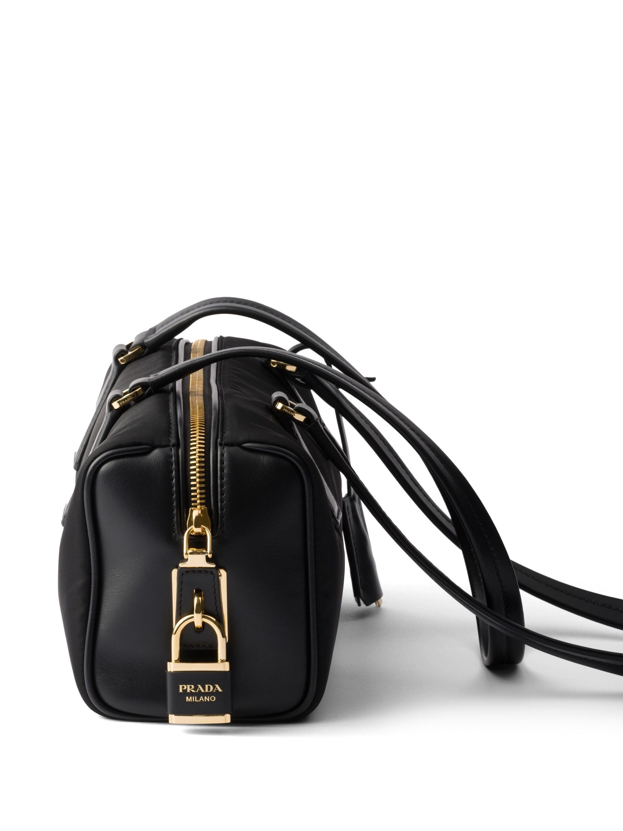 Medium Re-nylon And Leather Tote Bag - 6