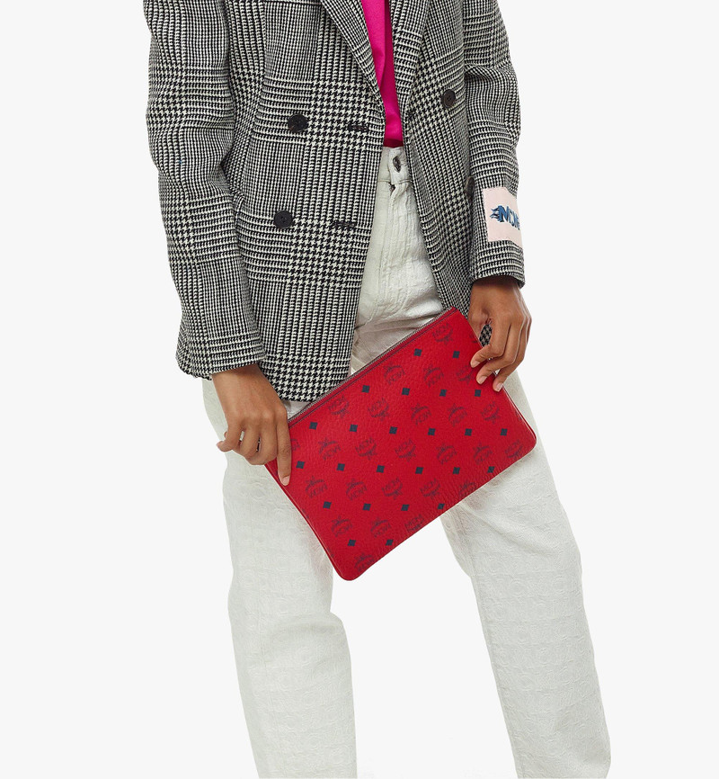 MCM Crossbody Pouch in Visetos Original outlook