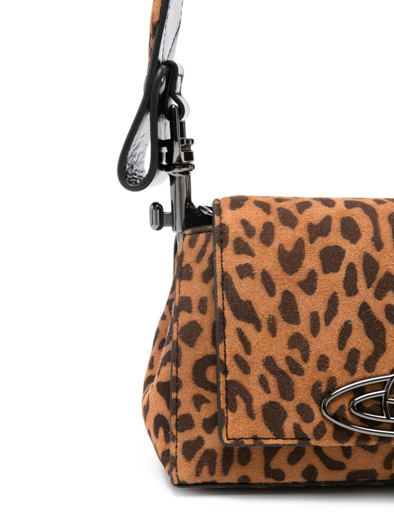 Linda Orb-embellished leopard-print tote bag 4