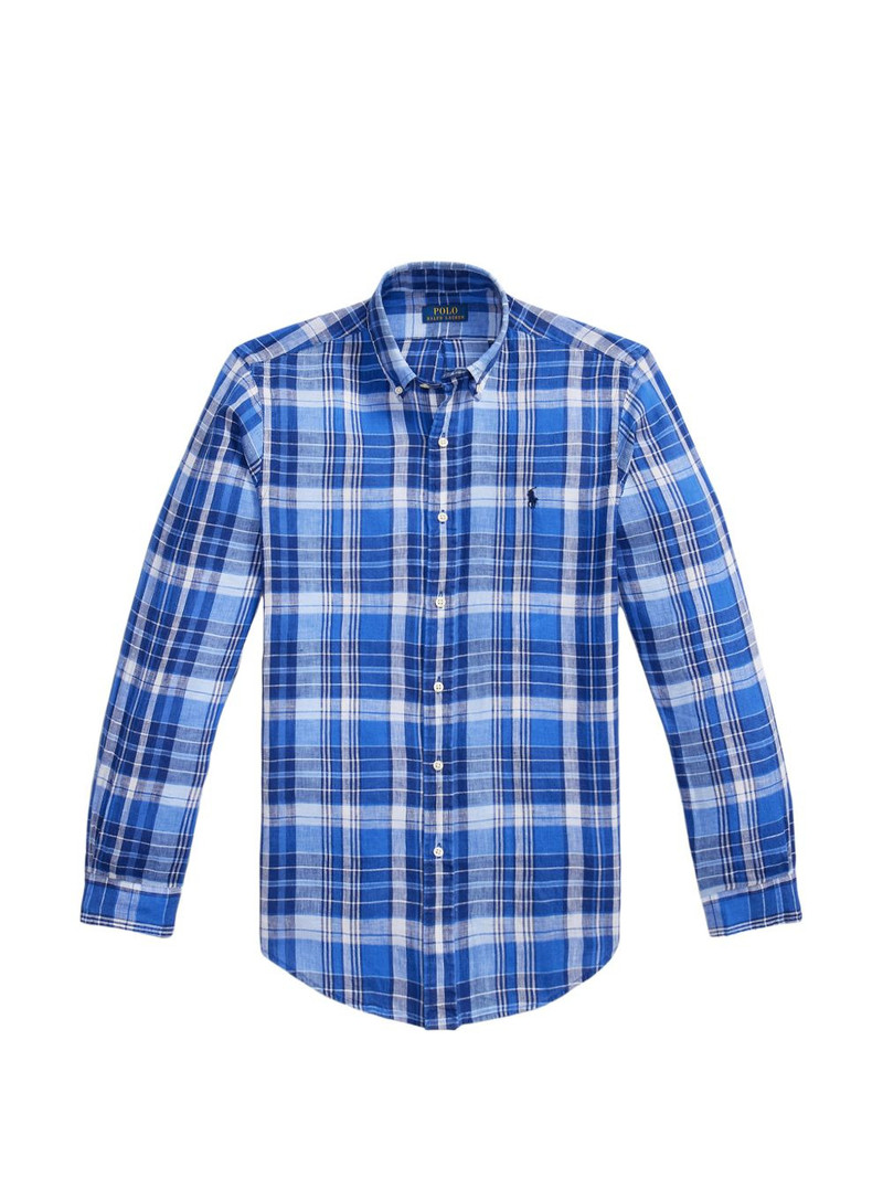 plaid linen shirt 1