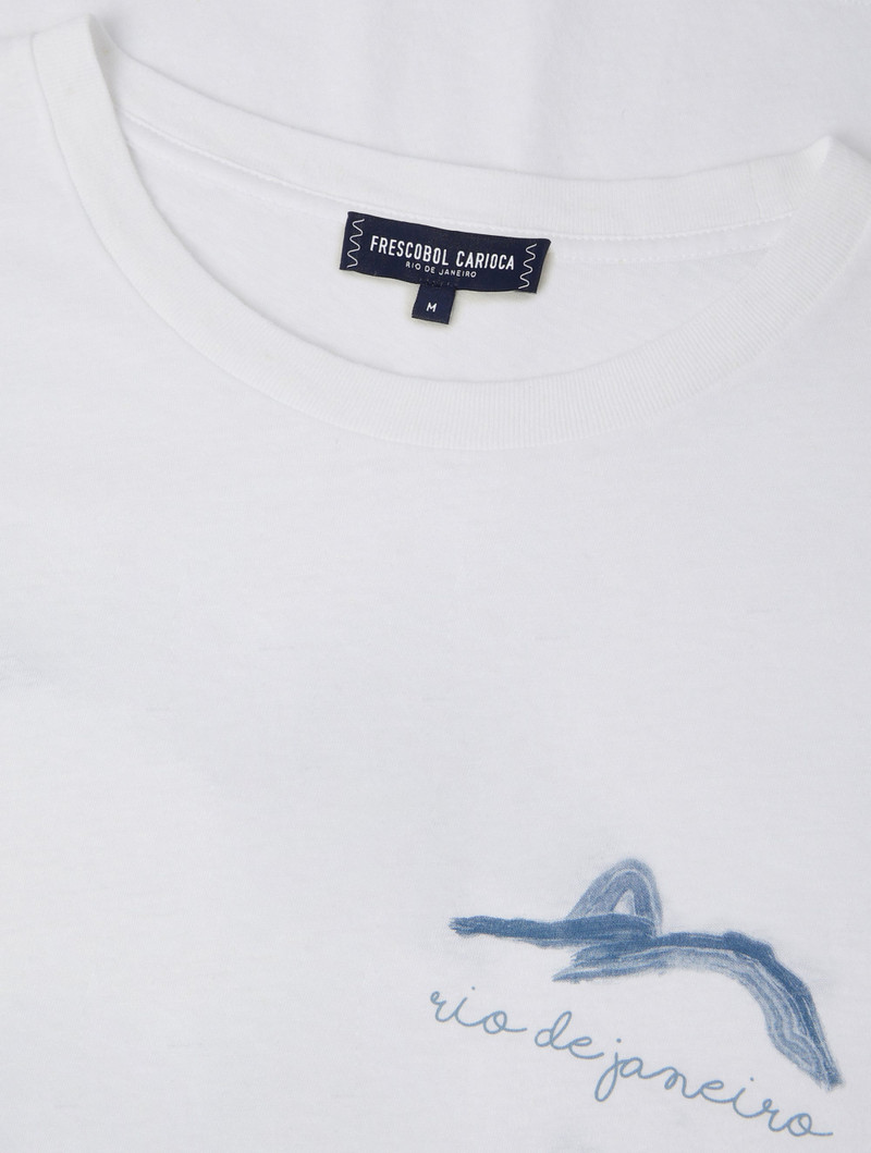 DINIS PRINTED COTTON-LINEN T-SHIRT 3