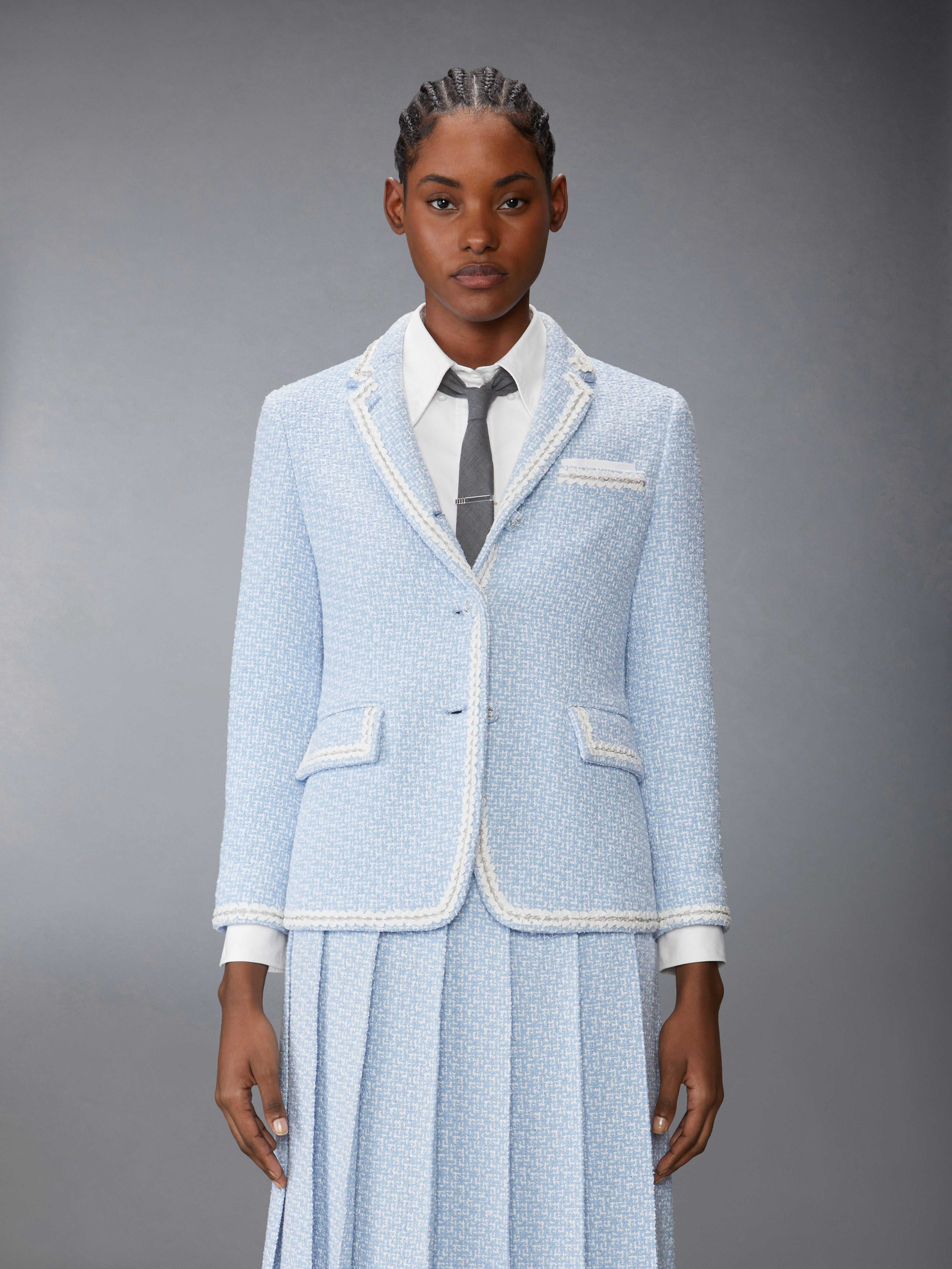 SOLID TWEED SPORTCOAT - 2