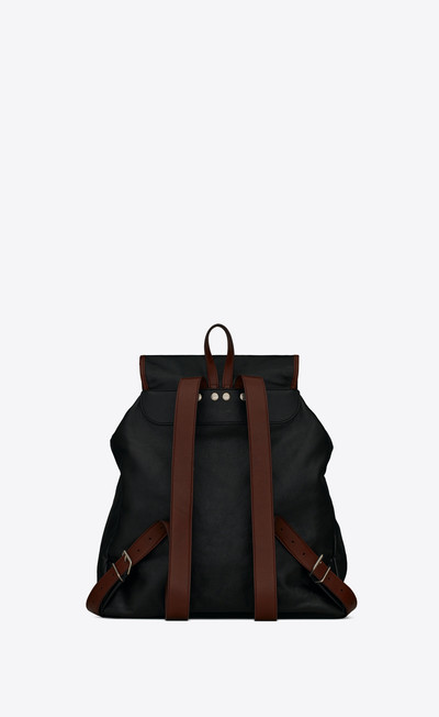 SAINT LAURENT venice backpack in smooth leather outlook