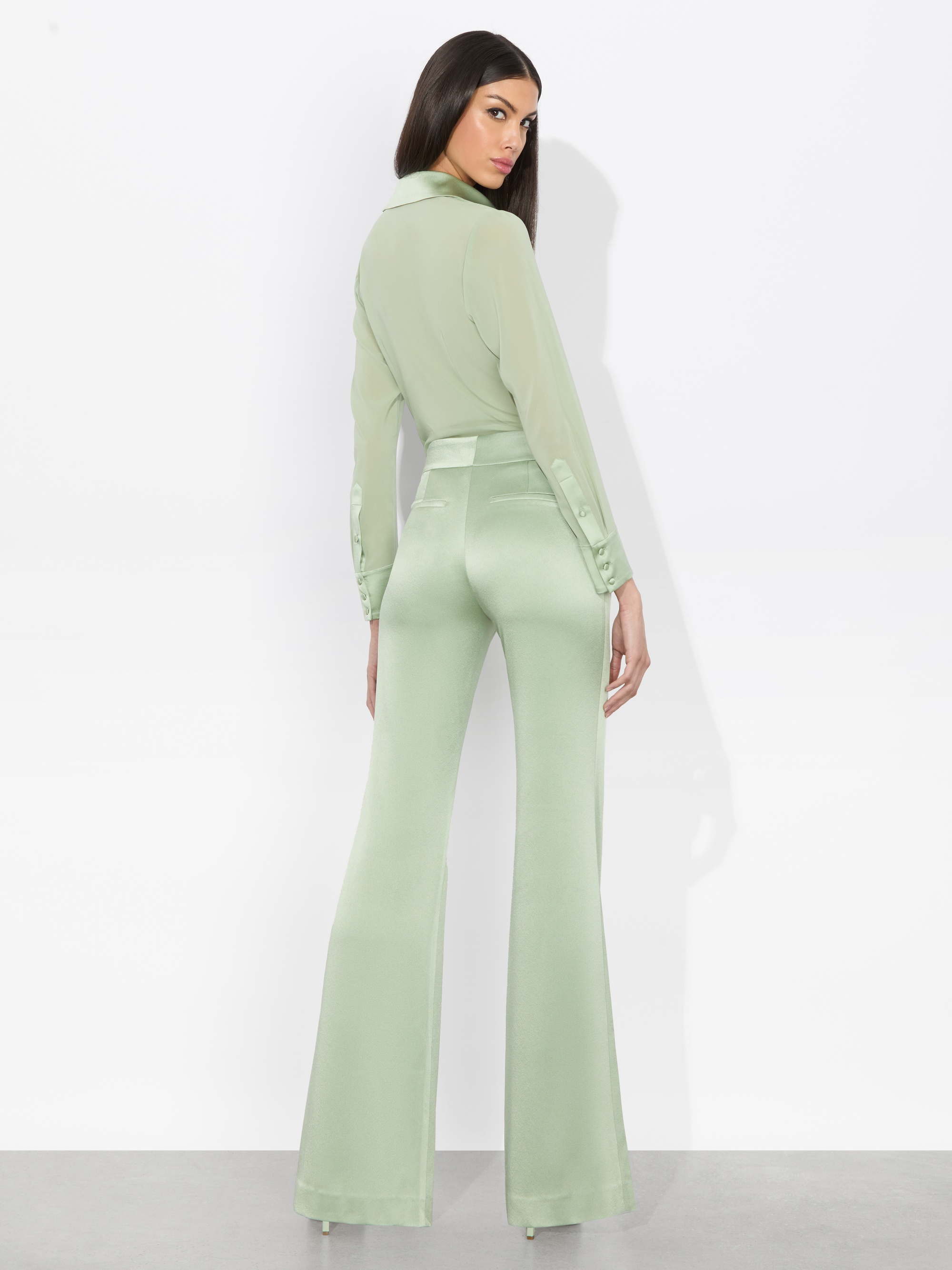 WILLA 70S COLLAR SILK BLOUSE - 4