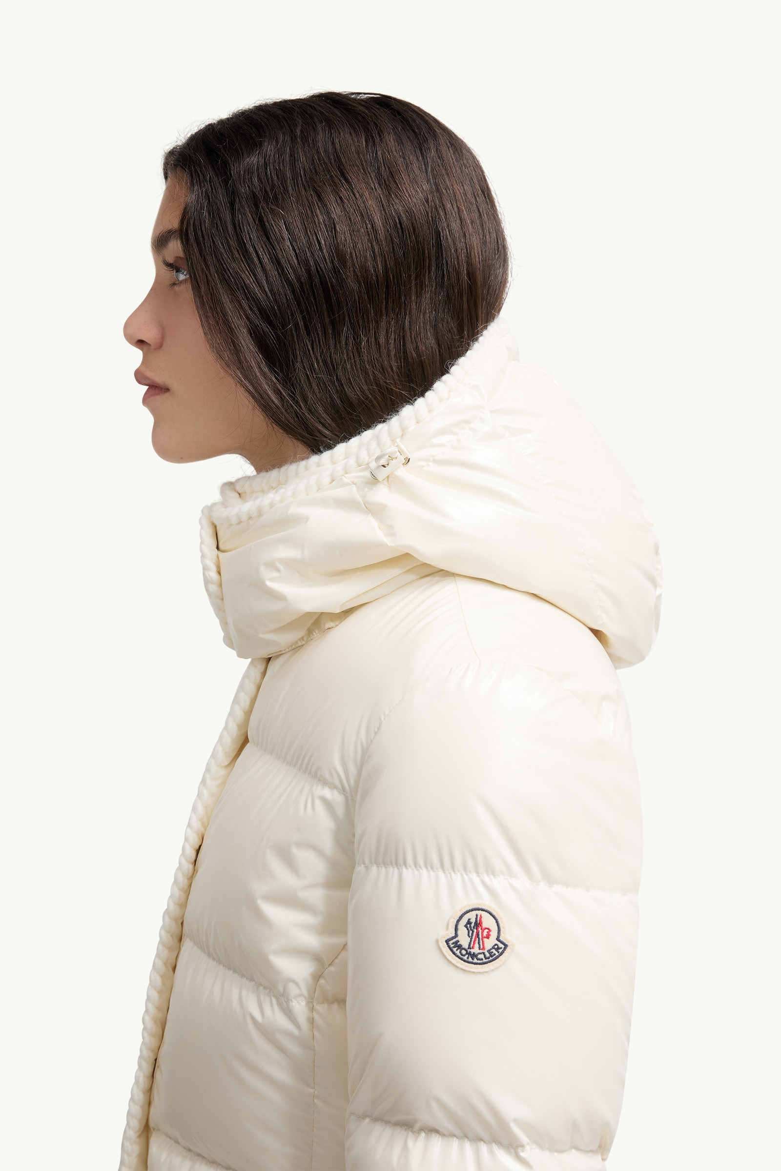 Glareins Braided Trim Hooded Short Down Jacket - 4