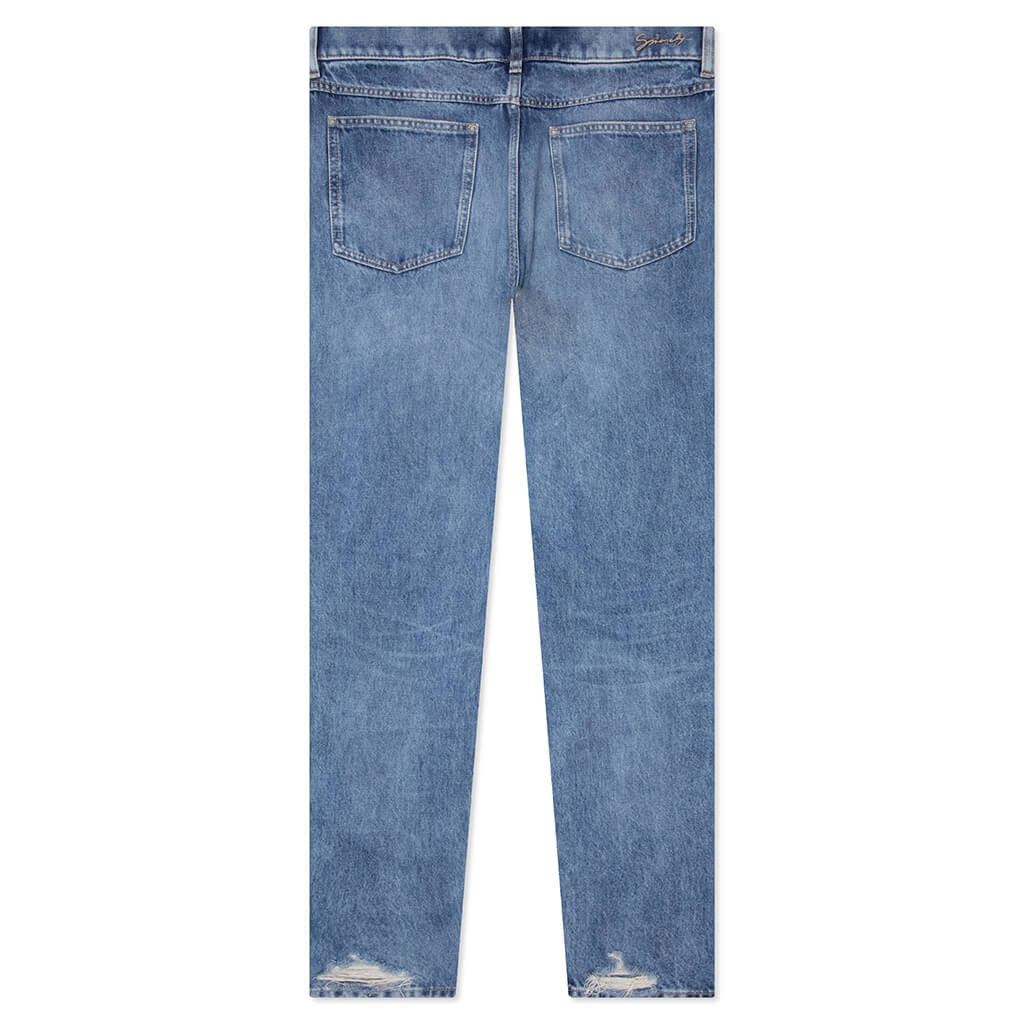 SLIM FIT TROUSERS - OCEAN BLUE - 2