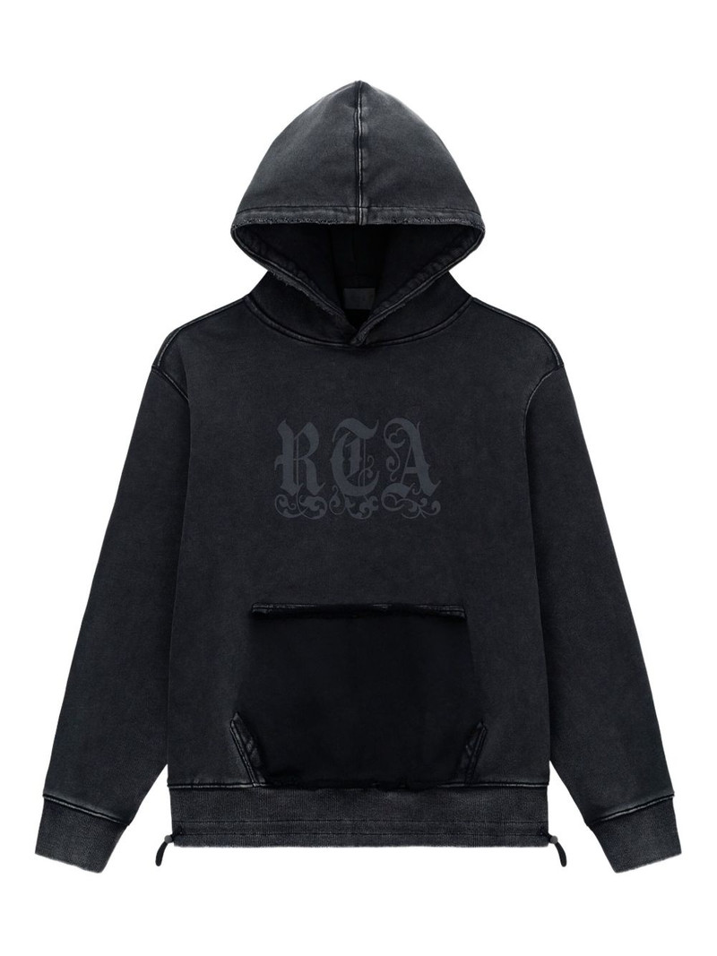 Jordan gothic-logo hoodie 1