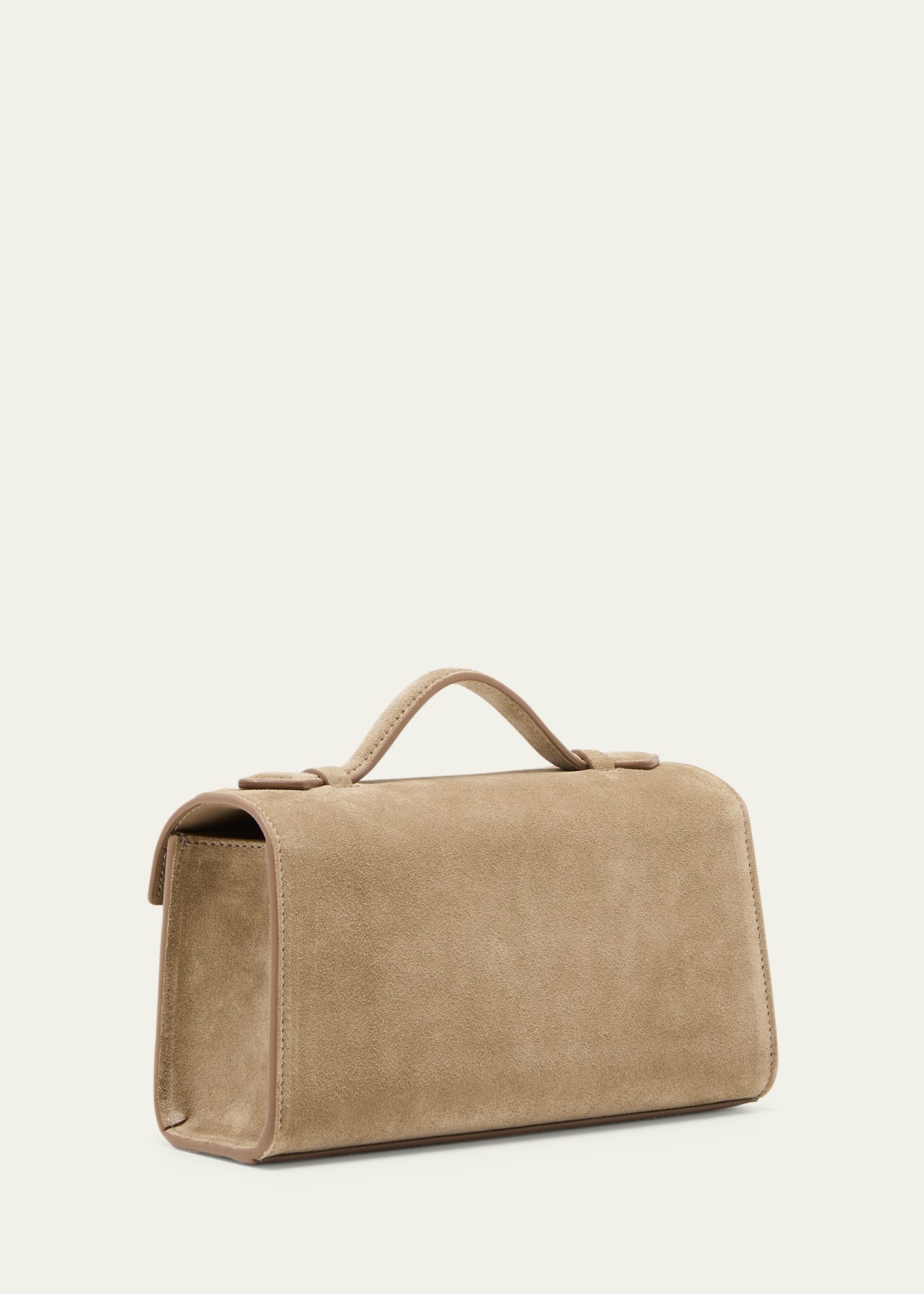 The Symmetry Pouchette Suede Top-Handle Bag - 3