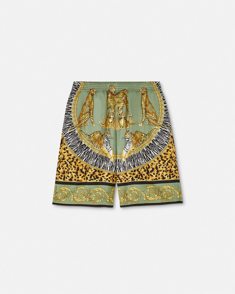 Wild Cats Silk Shorts - 1