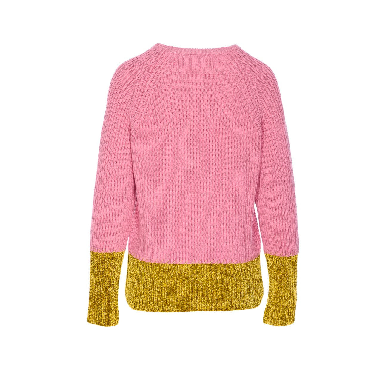 Marni Women Bicolor Sweater With Marni Mending Logo - 3