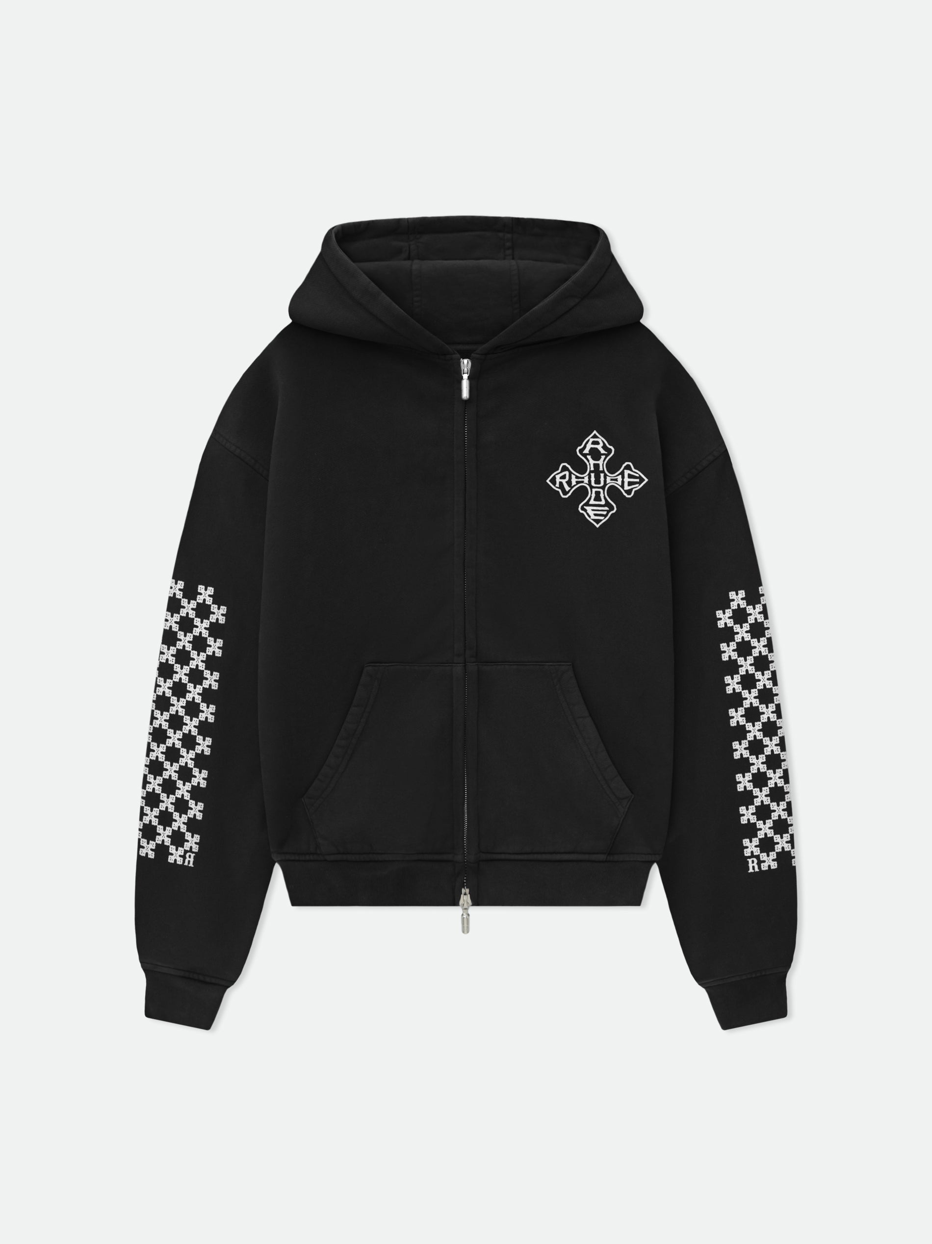 CROSS ZIP-UP HOODIE - 1