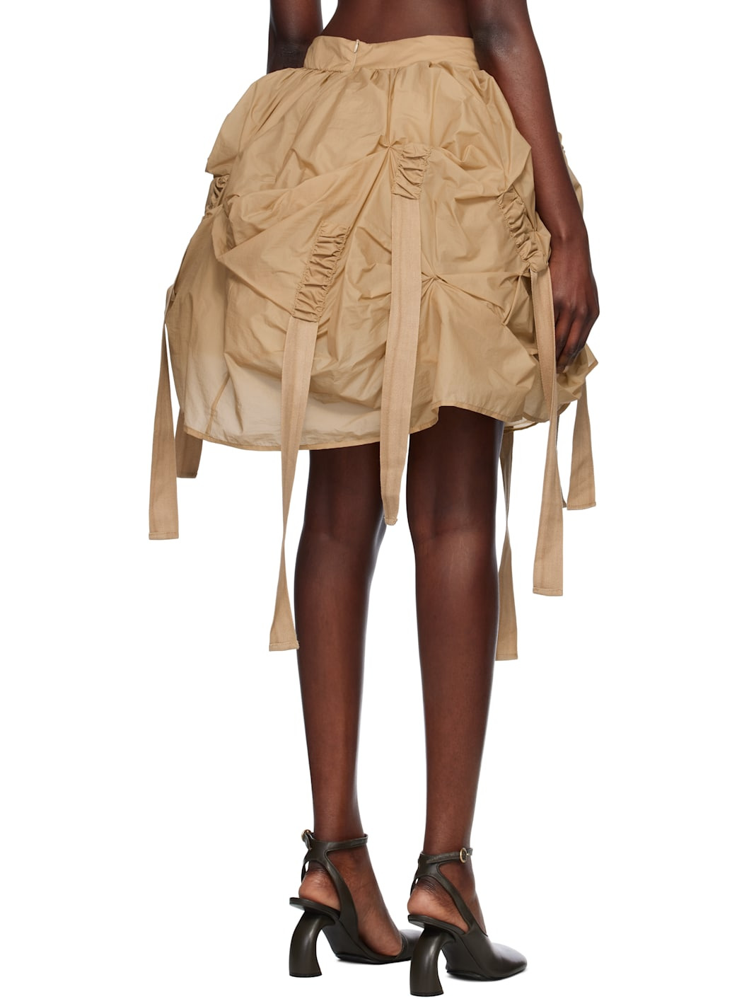 Beige Versailles Midi Skirt - 3
