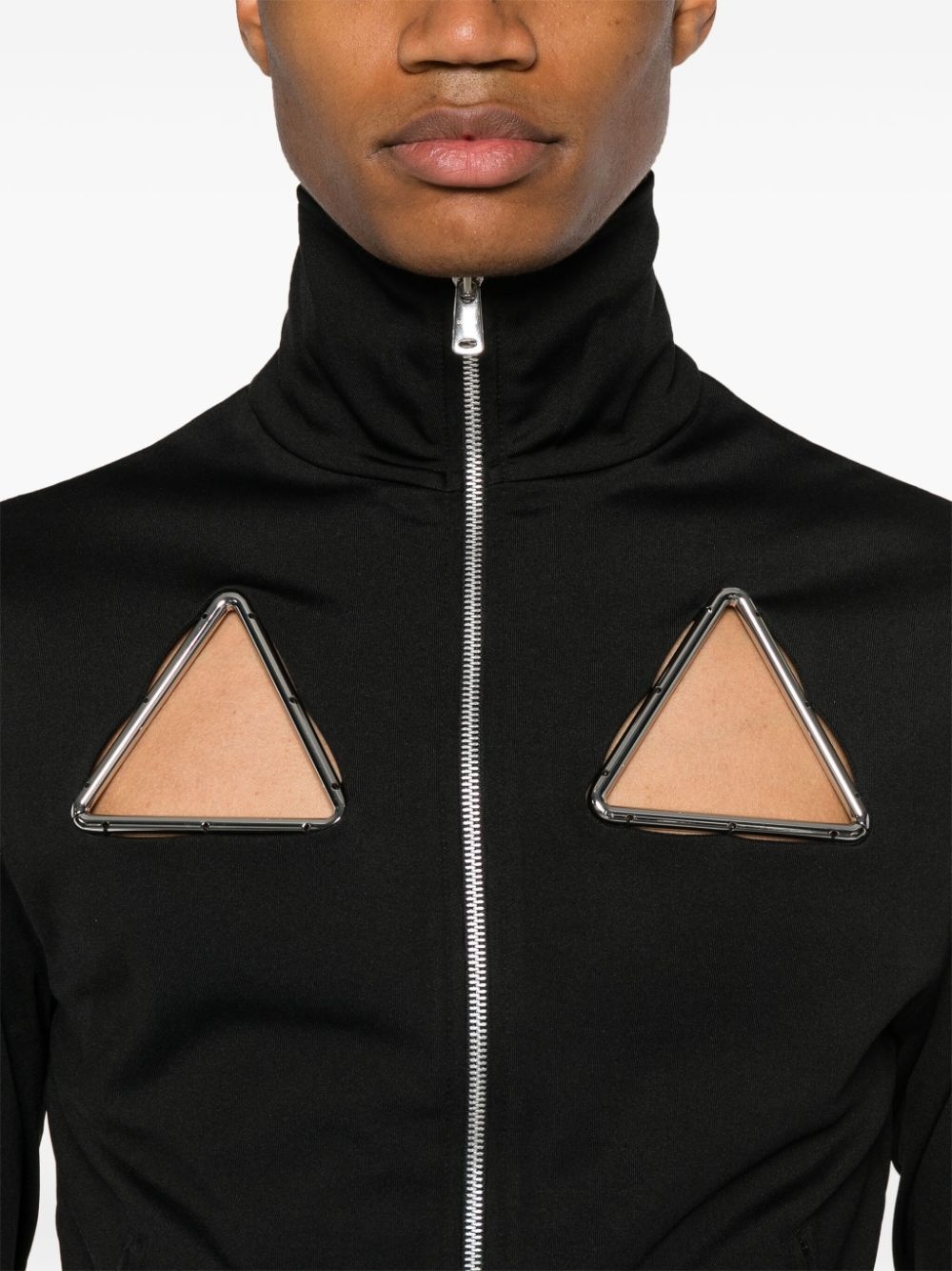 Triangle cut-out track jacket - 6