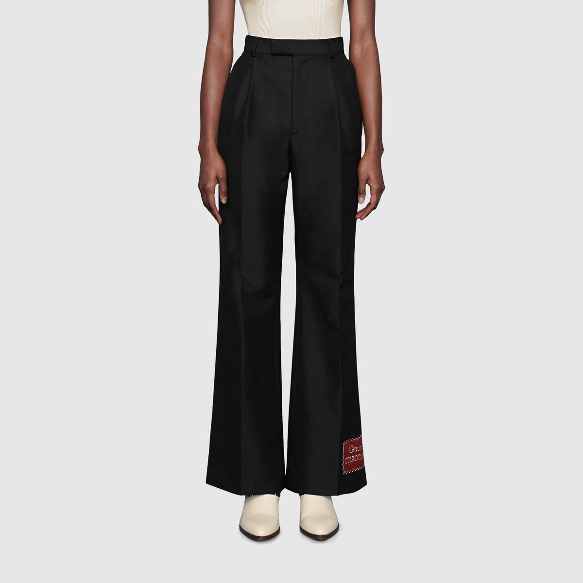 Wool mohair pant with Gucci Eterotopia - 3