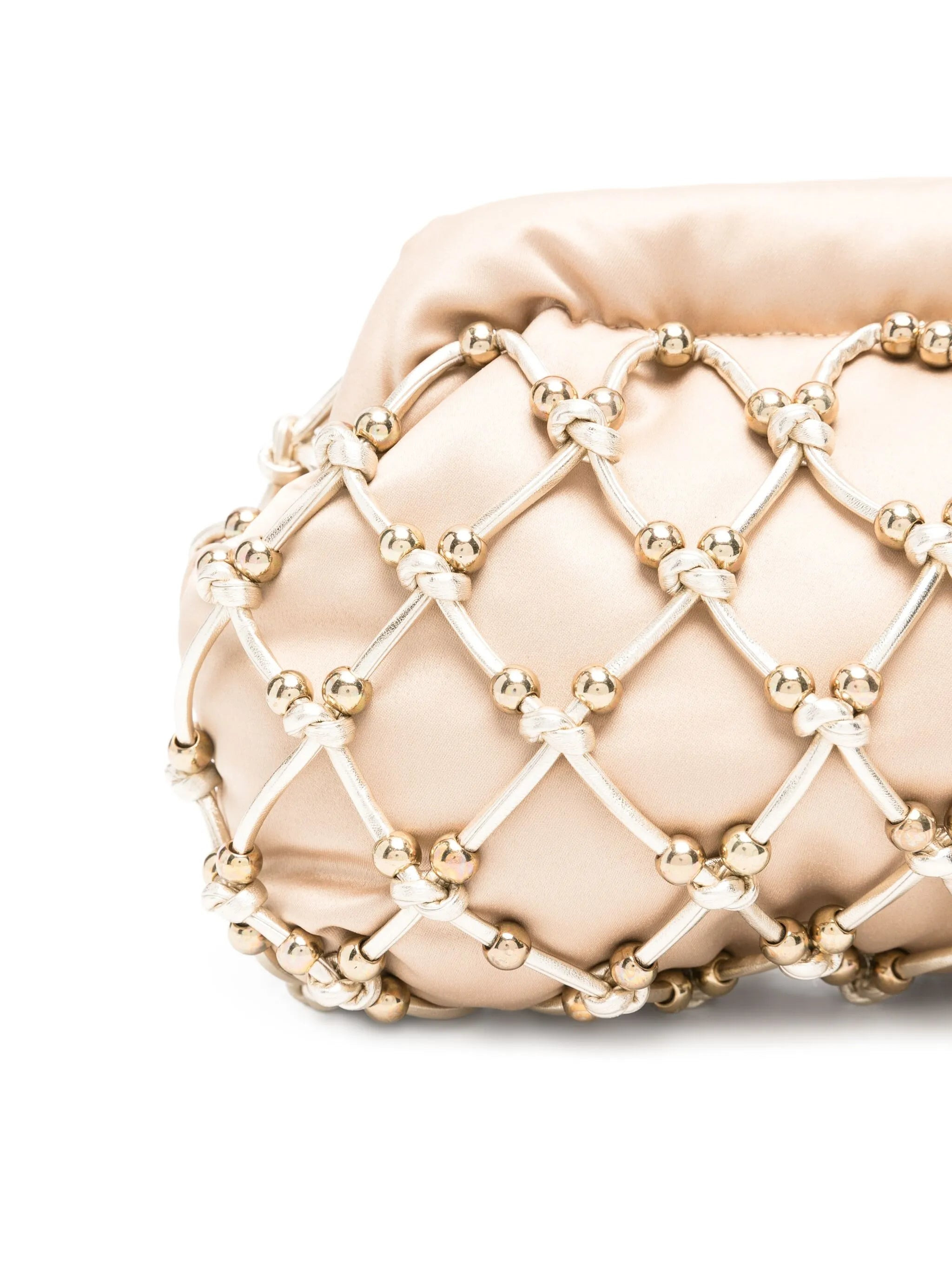 Rosantica Beaded Satin Clutch - 4