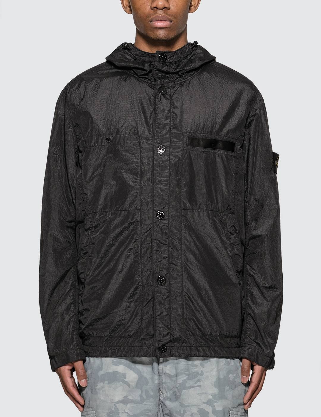 Seersucker-TC Hooded Jacket - 1