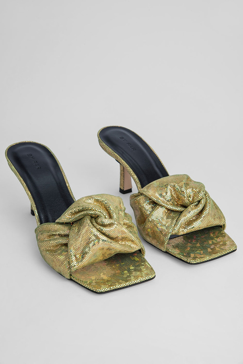 BY FAR Lana Disco Green Hologram Leather outlook