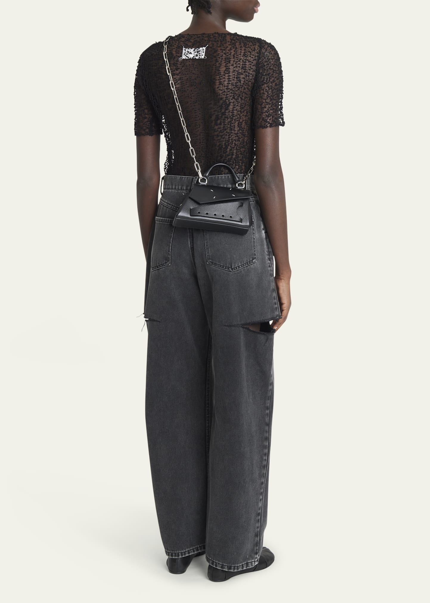 Snatched Micro Asymmetric Top-Handle Bag - 5