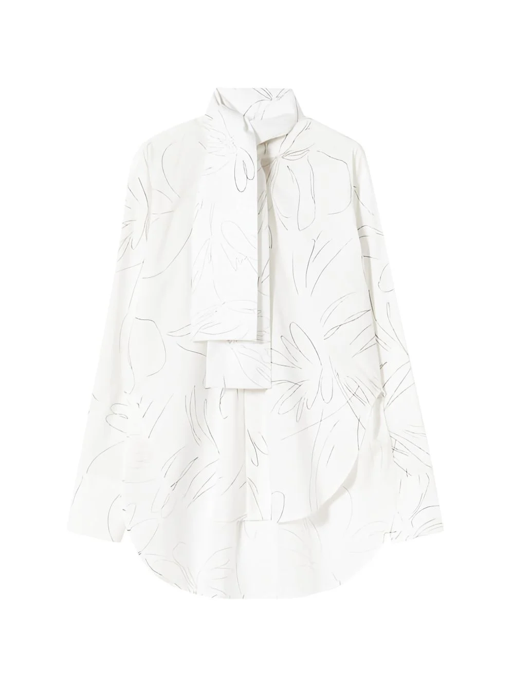 floral-print blouse - 1