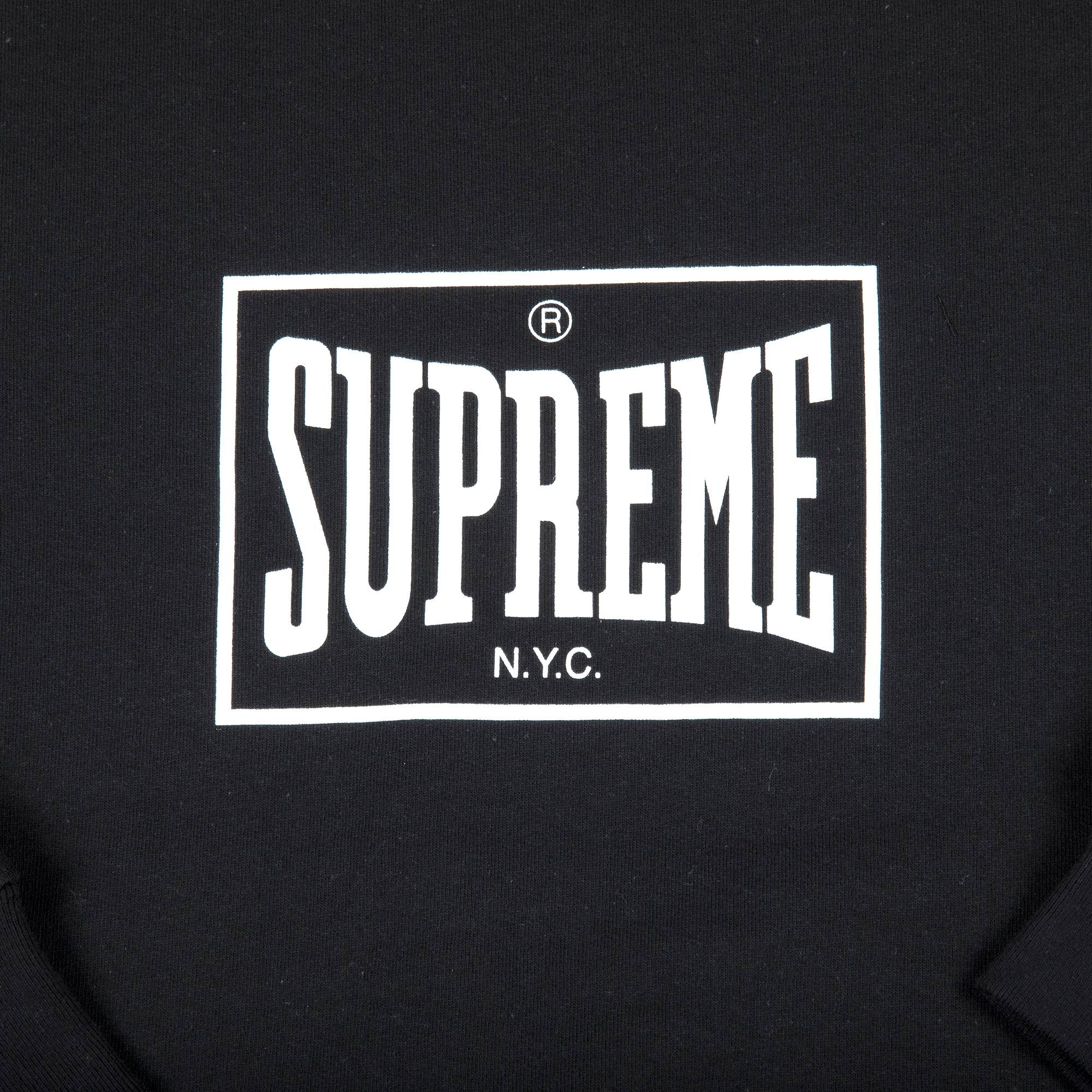 Supreme Supreme Warm Up Crewneck 'Black' | REVERSIBLE