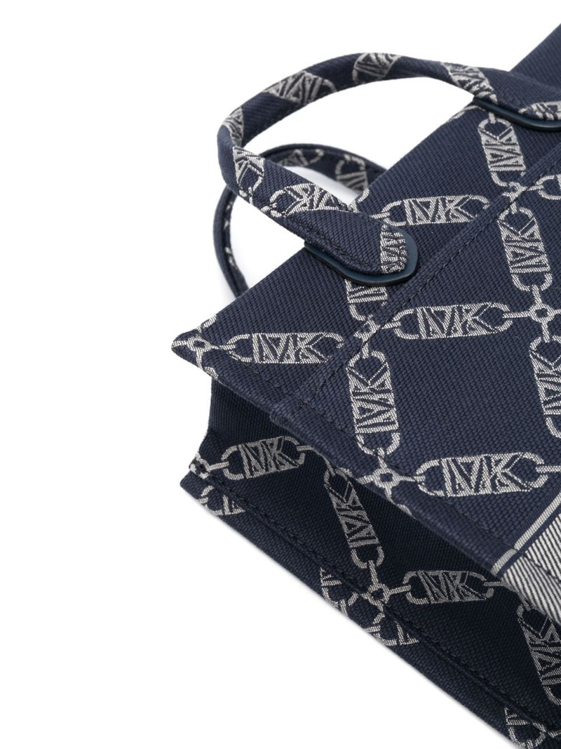Gigi Empire logo-jacquard tote bag 4