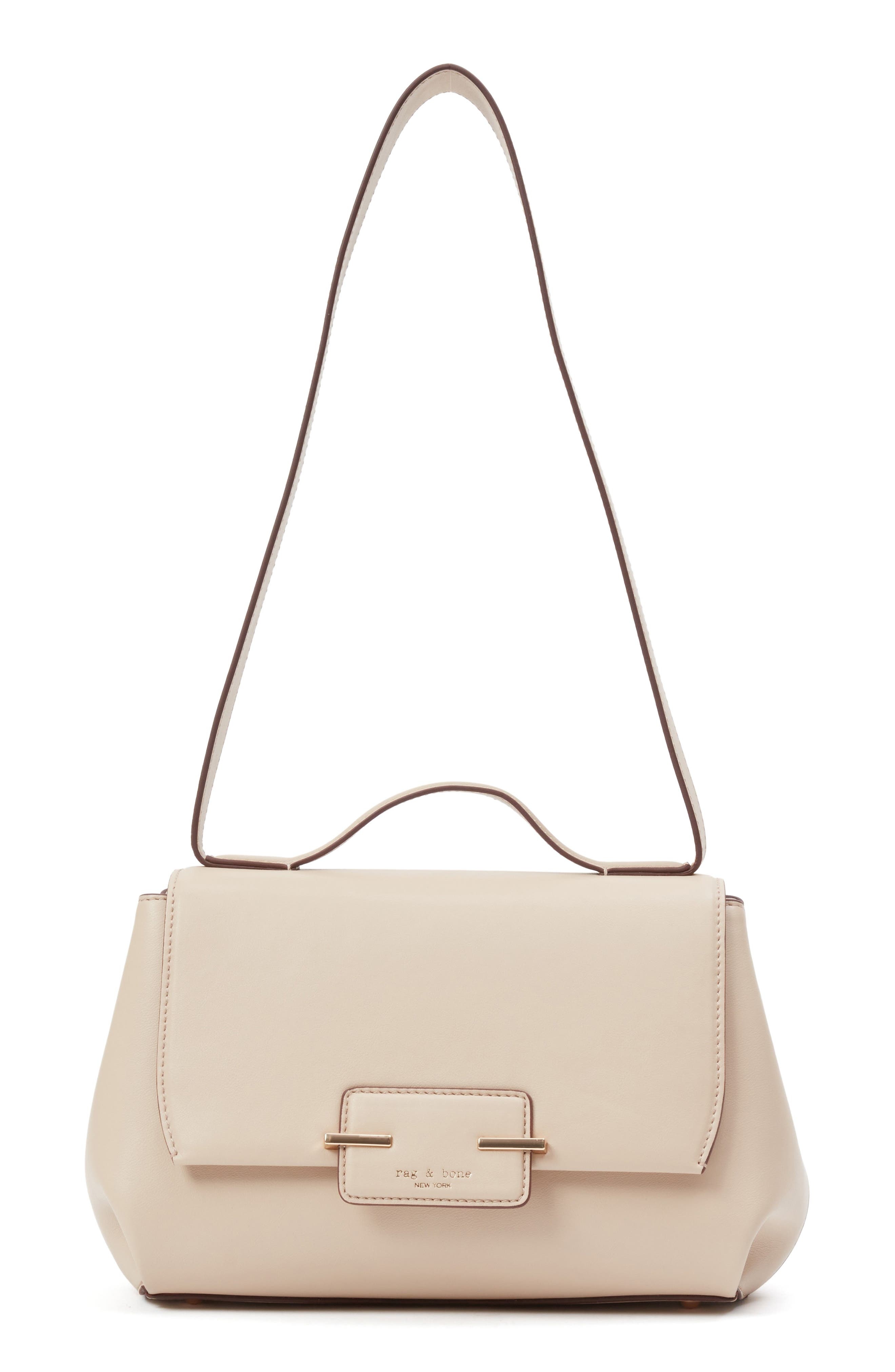 rag & bone Realm Leather Top Handle Bag in Greige at Nordstrom - 1