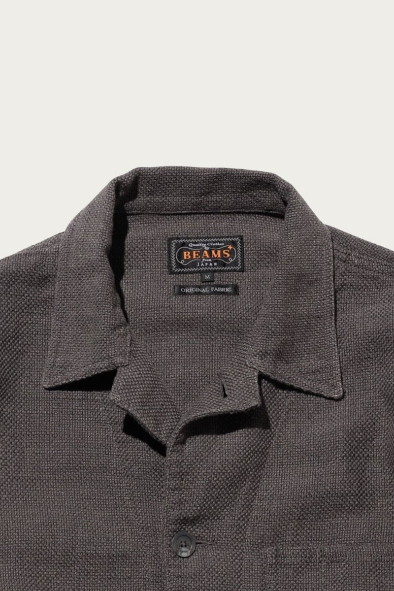 BEAMS PLUS MIL Chore Jacket Cotton Linen - Grey outlook