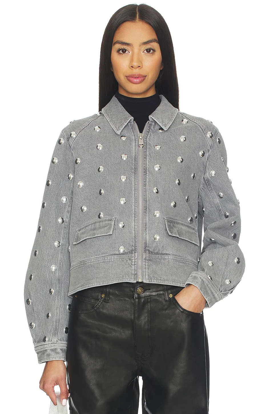 Studded Denim Harriet Jacket - 1