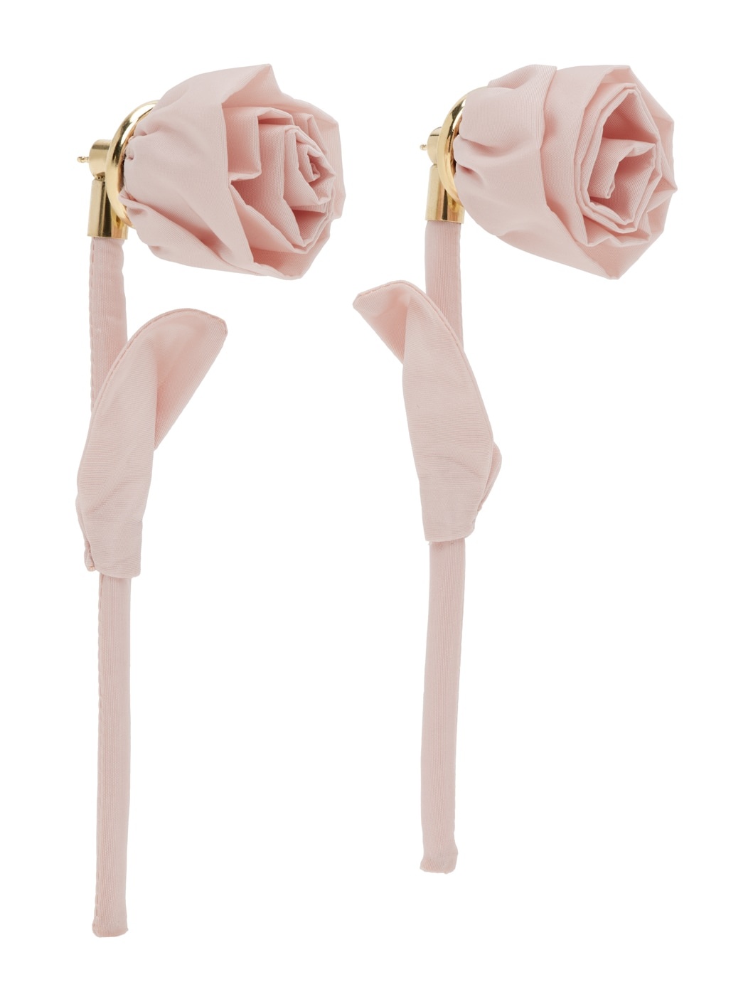 Pink Rose Earrings - 2
