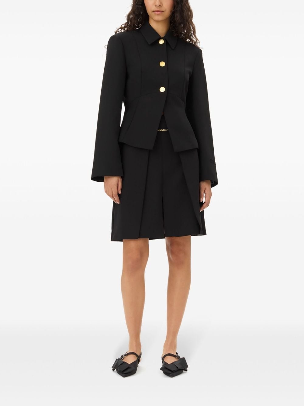 twill blazer - 2