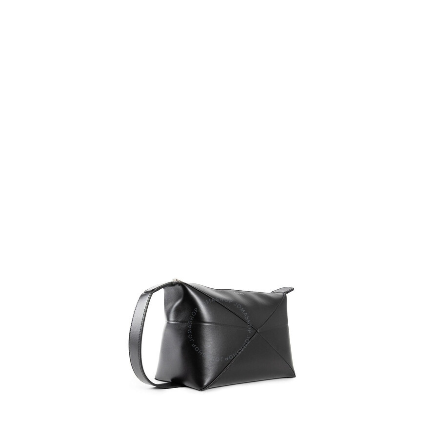 Loewe Puzzle Fold Wash Bag - Black - 2