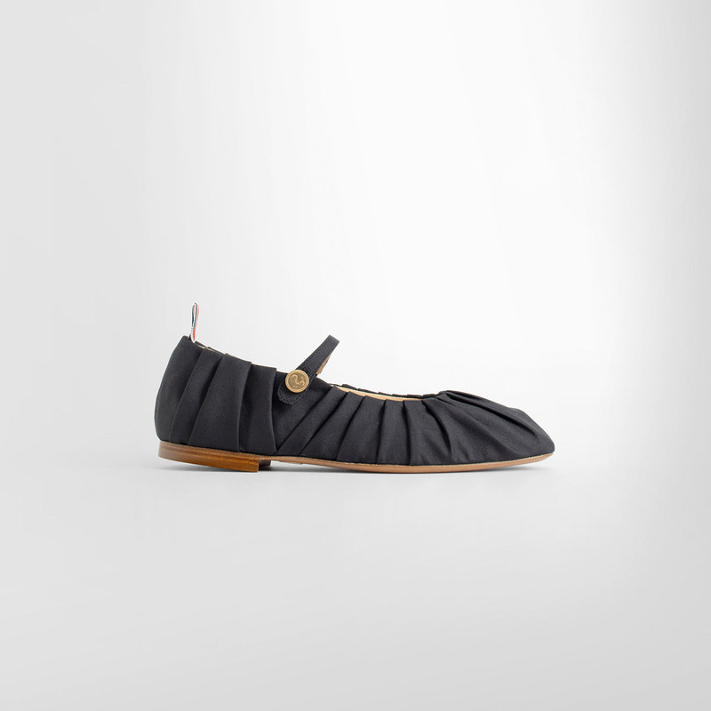 THOM BROWNE WOMAN BLACK FLATS 8
