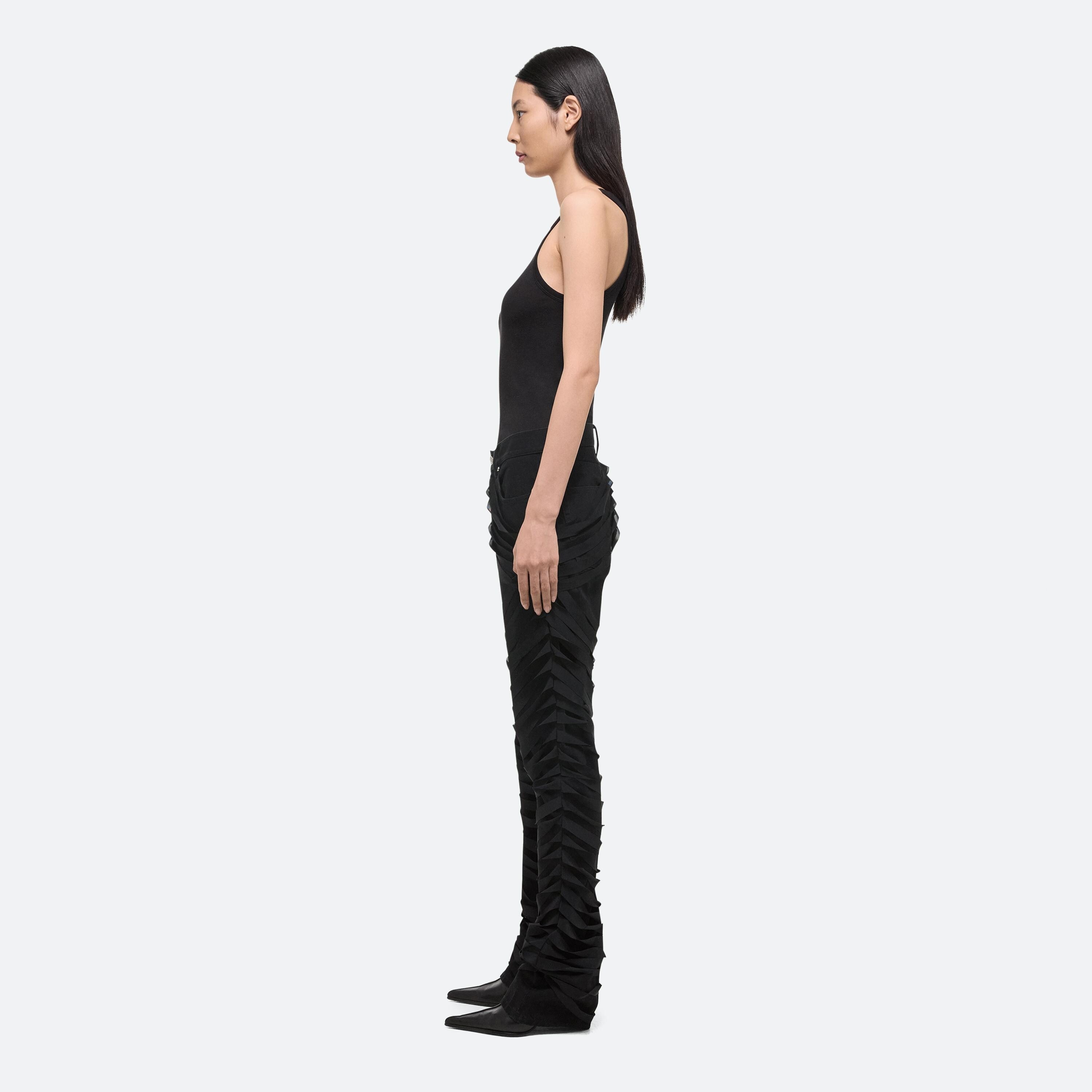 RIBBON WORKER JEANS - 4