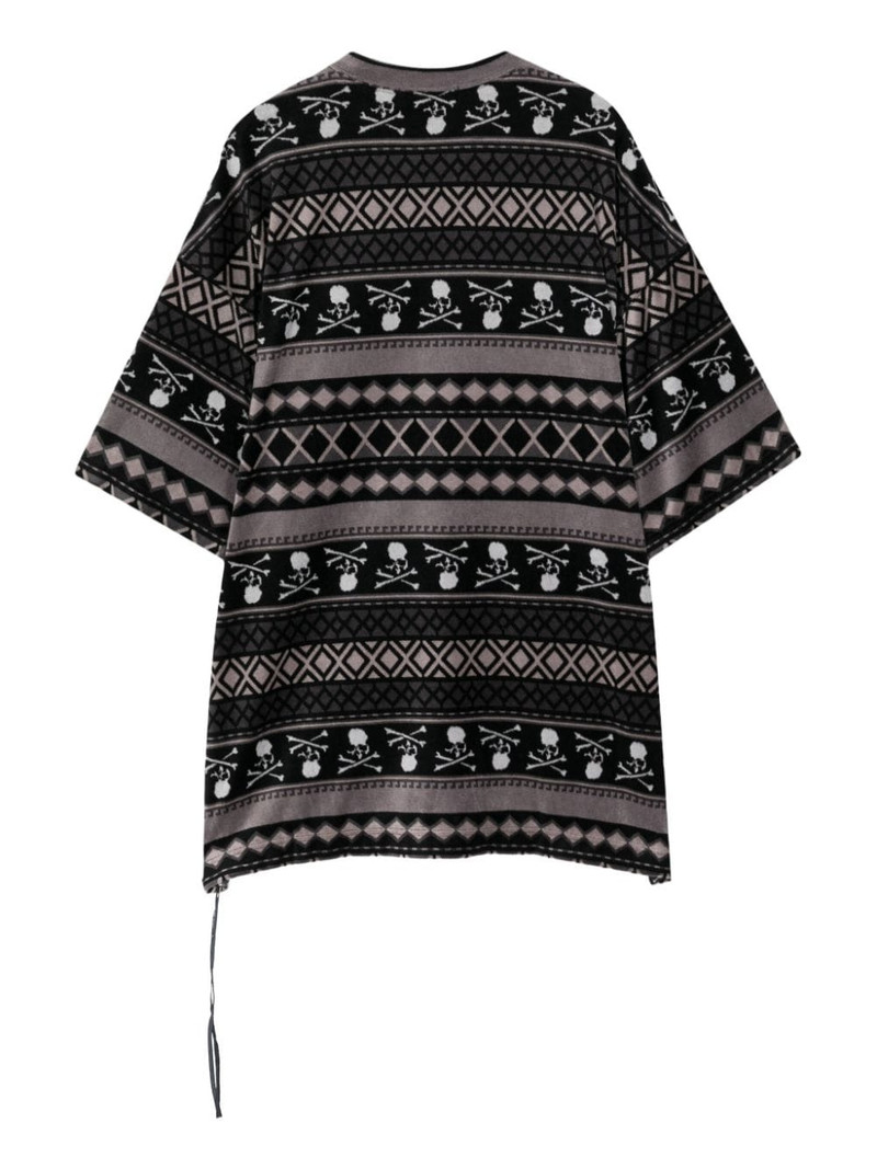 MASTERMIND WORLD skull-print crew-neck T-shirt outlook
