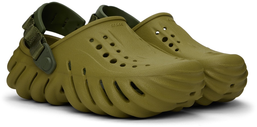 Khaki Echo Clogs - 4